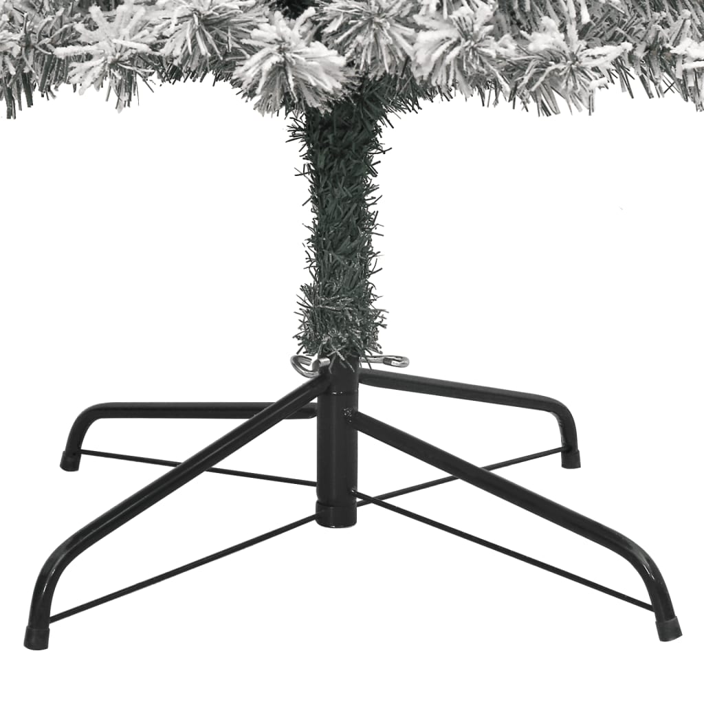 Árbol navidad estrecho con soporte y nieve artificial pvc 300cm v3030 Vetonek
