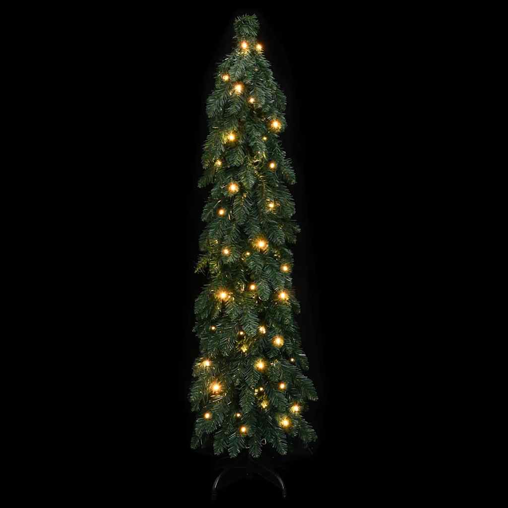 Árbol de navidad artificial iluminado con 80 leds 150 cm v3078 Vetonek