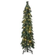 Árbol de navidad artificial iluminado con 80 leds 150 cm v3078 Vetonek