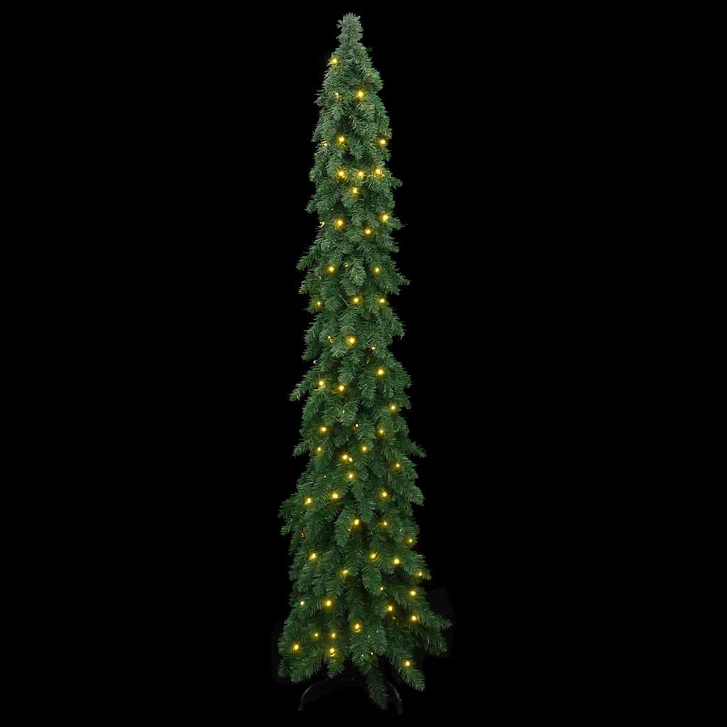 Árbol de navidad artificial iluminado con 130 leds 210 cm v3092 Vetonek