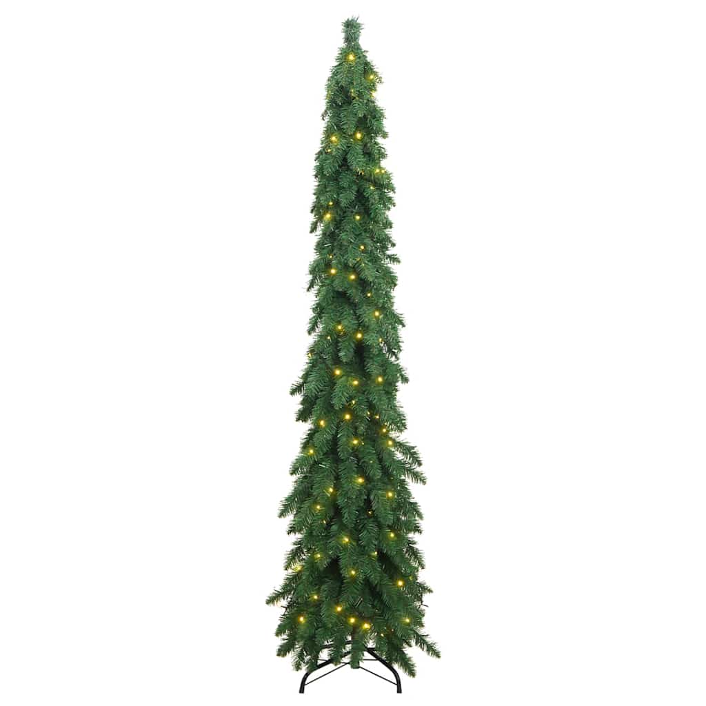Árbol de navidad artificial iluminado con 130 leds 210 cm v3092 Vetonek