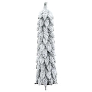 Árbol de navidad artificial iluminado con 45 led y nieve 90 cm v3115 - Vetonek
