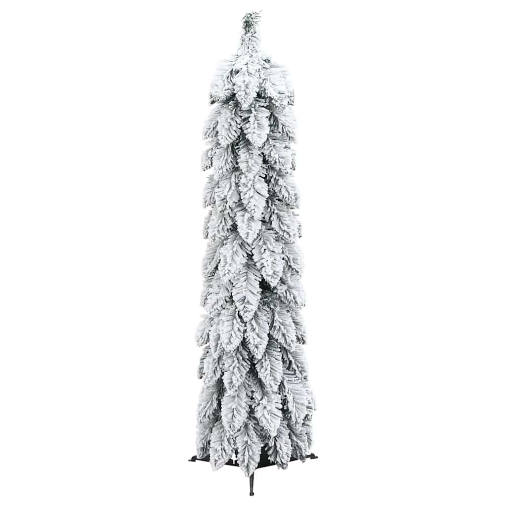 Árbol de navidad artificial iluminado con 45 led y nieve 90 cm v3115 - Vetonek