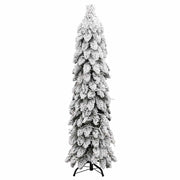 Árbol de navidad artificial iluminado con 60 led y nieve 120 cm v3122 Vetonek