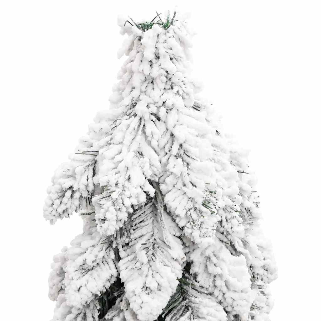 Árbol de navidad artificial iluminado con 60 led y nieve 120 cm v3122 Vetonek