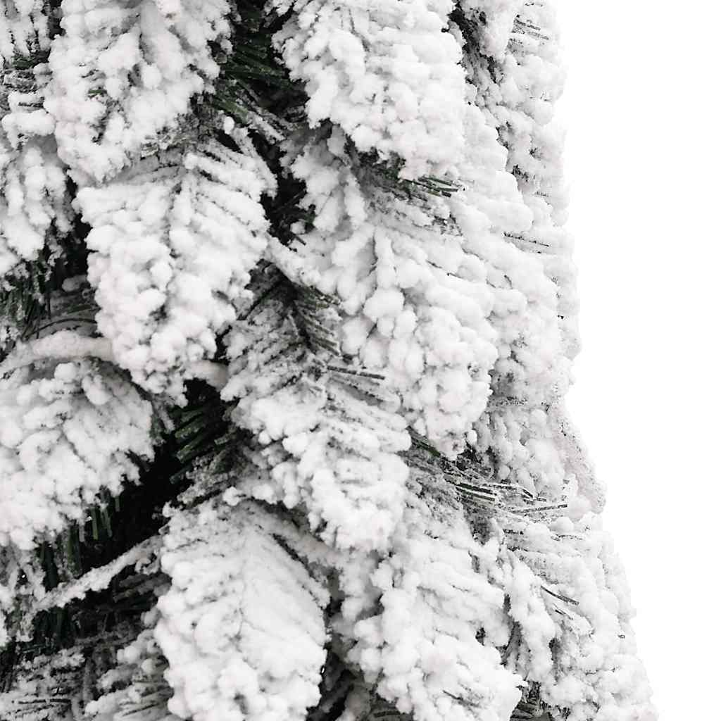 Árbol de navidad artificial iluminado con 60 led y nieve 120 cm v3122 Vetonek