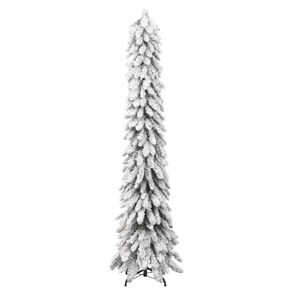 Árbol de navidad artificial iluminado 130 leds y nieve 210 cm v3153 - Vetonek