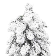 Árbol de navidad artificial iluminado 130 leds y nieve 210 cm v3153 - Vetonek