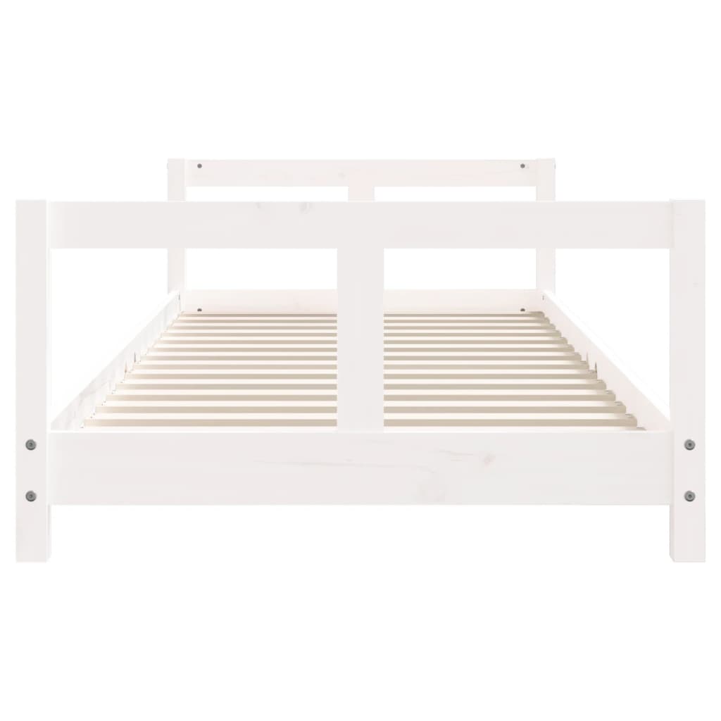 Estructura de cama para niños madera de pino blanco 80x200 cm vidaXL