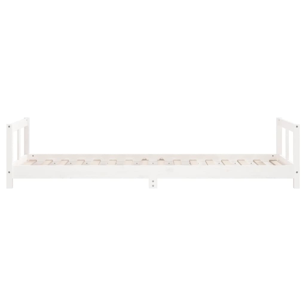 Estructura de cama para niños madera de pino blanco 80x200 cm vidaXL