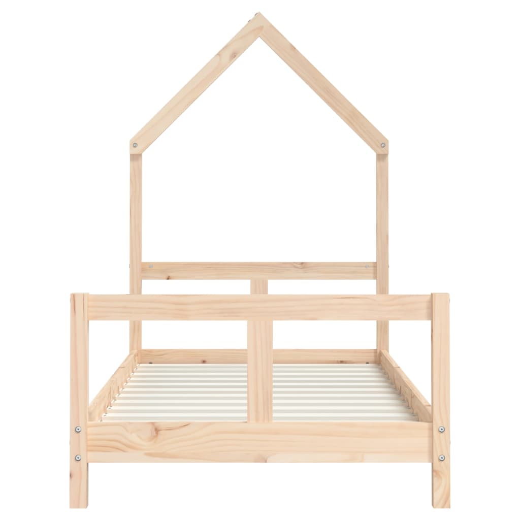 Estructura de cama para niños madera maciza de pino 80x160 cm vidaXL