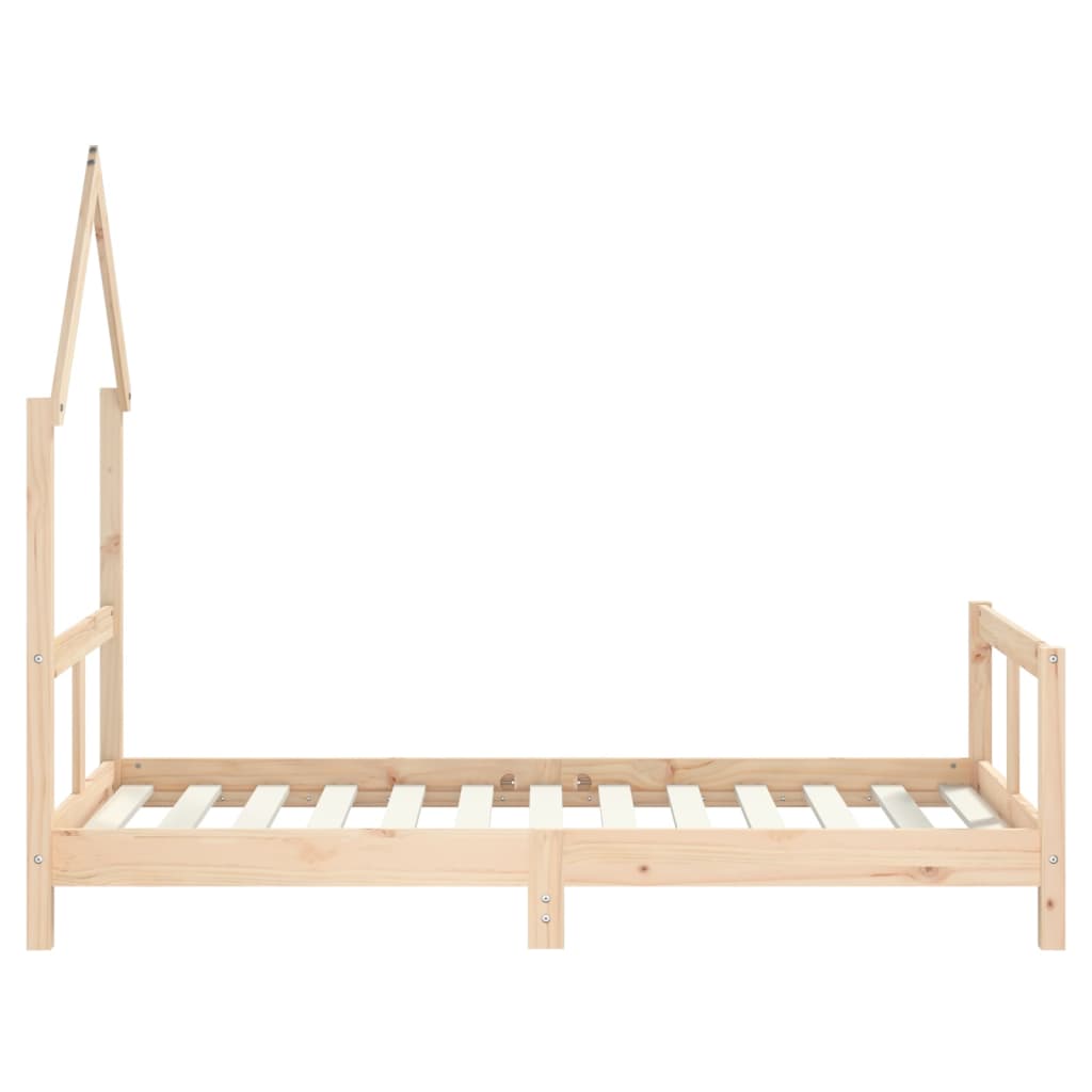 Estructura de cama para niños madera maciza de pino 80x160 cm vidaXL