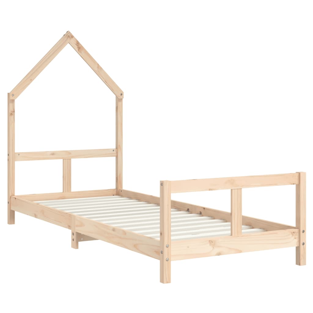 Estructura de cama para niños madera maciza de pino 80x200 cm vidaXL