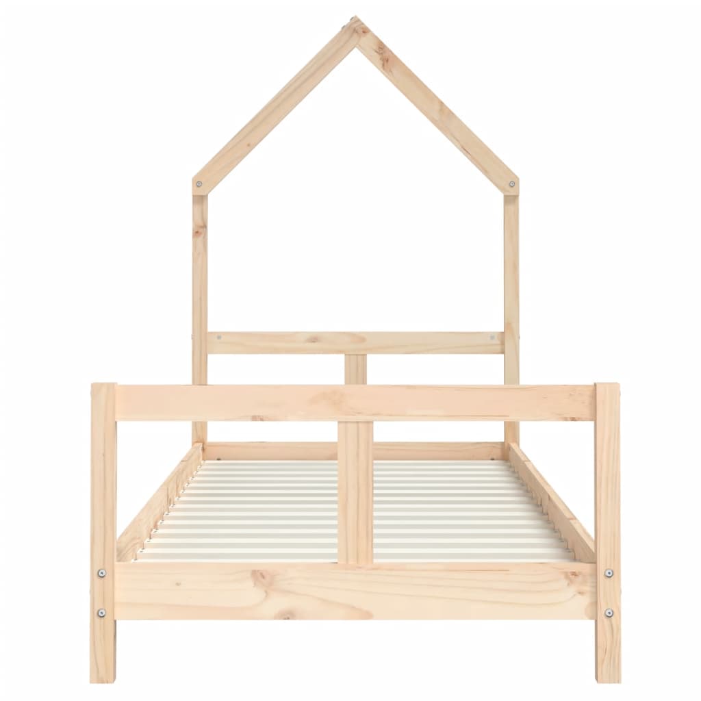 Estructura de cama para niños madera maciza de pino 80x200 cm vidaXL