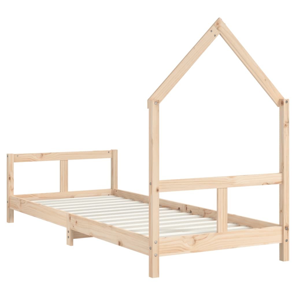 Estructura de cama para niños madera maciza de pino 80x200 cm vidaXL