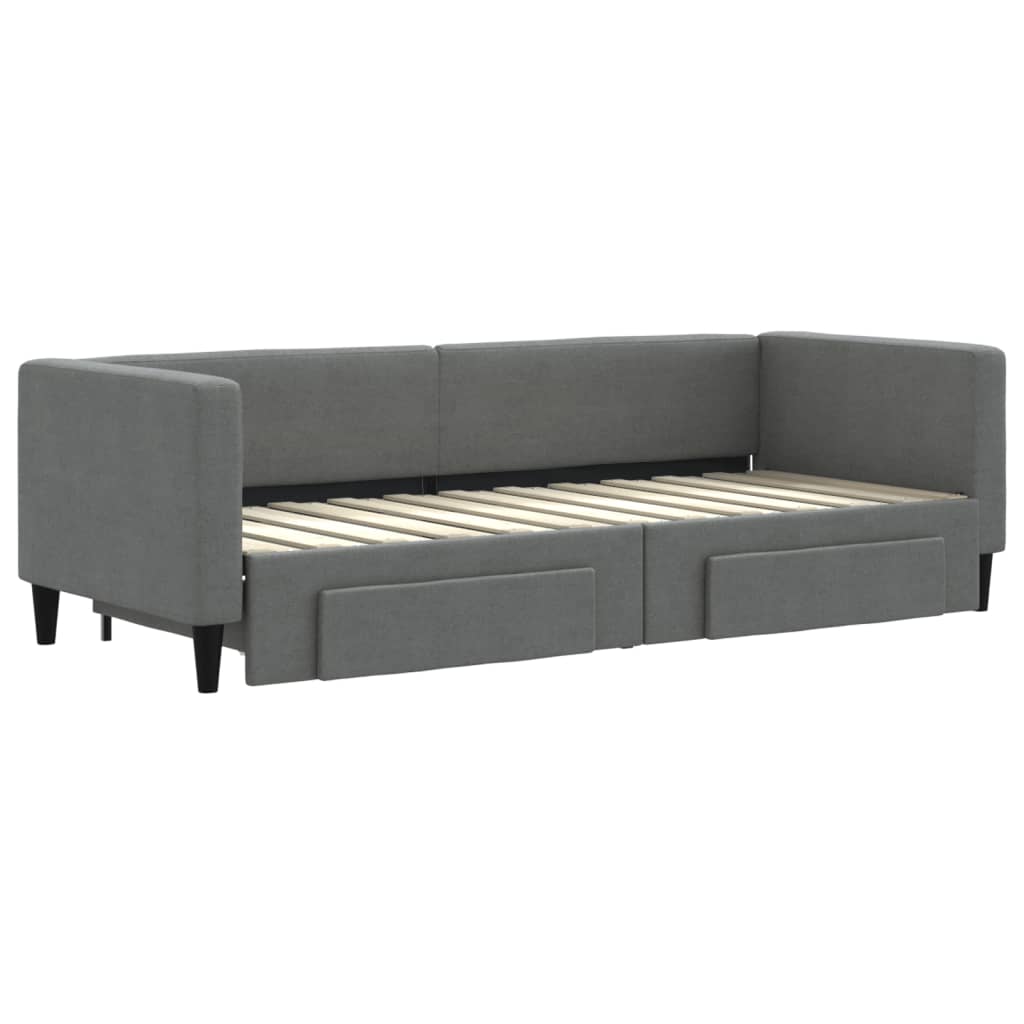 Sofa ohe habia gris ilunarekin 80x200 cm