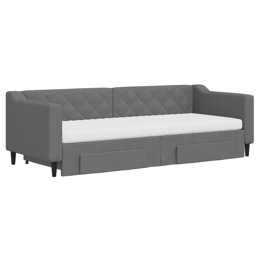 Sofa ohe habia gris ilunarekin 80x200 cm