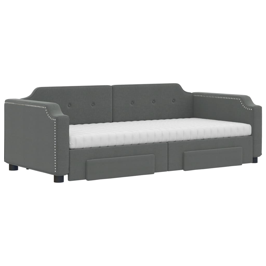 Sofa habia ohe gris gris ilunekin 100x200 cm