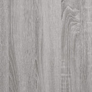 Aparador alto madera contrachapada gris sonoma 69,5x34x180 cm V9656 Vetonek