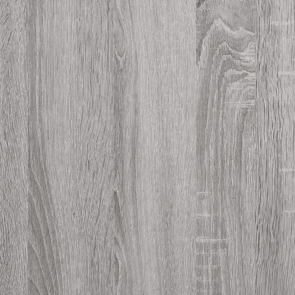 Aparador alto madera contrachapada gris sonoma 69,5x34x180 cm V9656 Vetonek