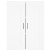 Aparador alto madera contrachapada blanco 69,5x34x180 cm V9915 Vetonek