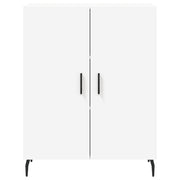 Aparador alto madera contrachapada blanco 69,5x34x180 cm V9915 Vetonek