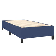 Cama box spring com colchão de tecido azul 80x200 cm V4793 Vetonek