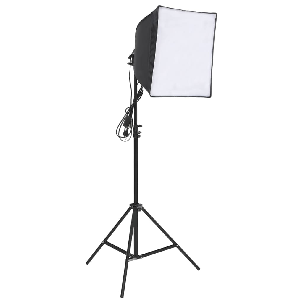 Kit di studio fotografico con luci, sfondo e riflettore