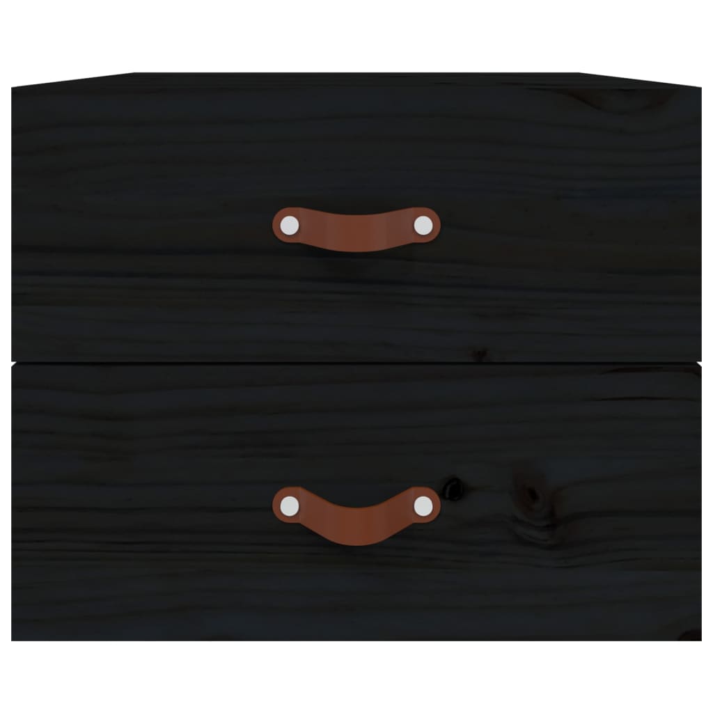 Tables de chevet murales 2 pcs noir 50x36x40 cm v5498 - Vetonek