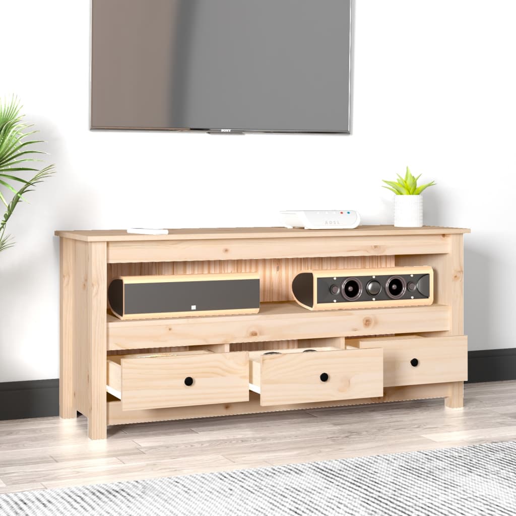 Pino solid wood tv furniture 114x35x52 cm