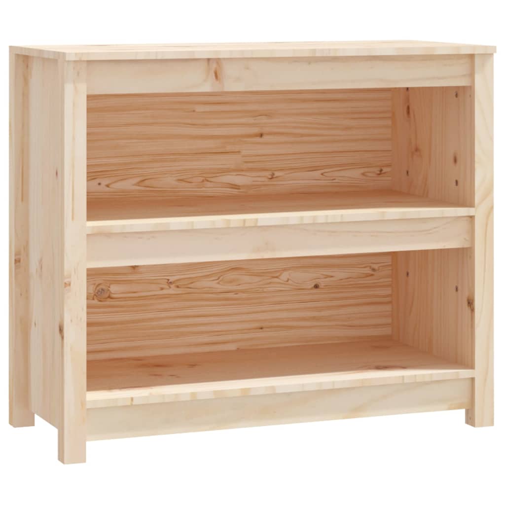 Vetonek Estantería madera maciza de pino 80x35x68 cm