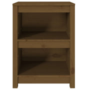 Estantería madera maciza de pino marrón miel 50x35x68 cm v6532 - Vetonek