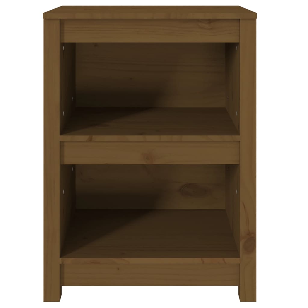 Estantería madera maciza de pino marrón miel 50x35x68 cm v6532 - Vetonek