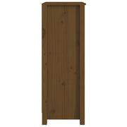Estantería madera maciza de pino marrón miel 50x35x97 cm v6587 - Vetonek