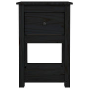 Tables de chevet 2 pcs bois de pin noir massif 40x35x61,5cm V6891 Vetonek