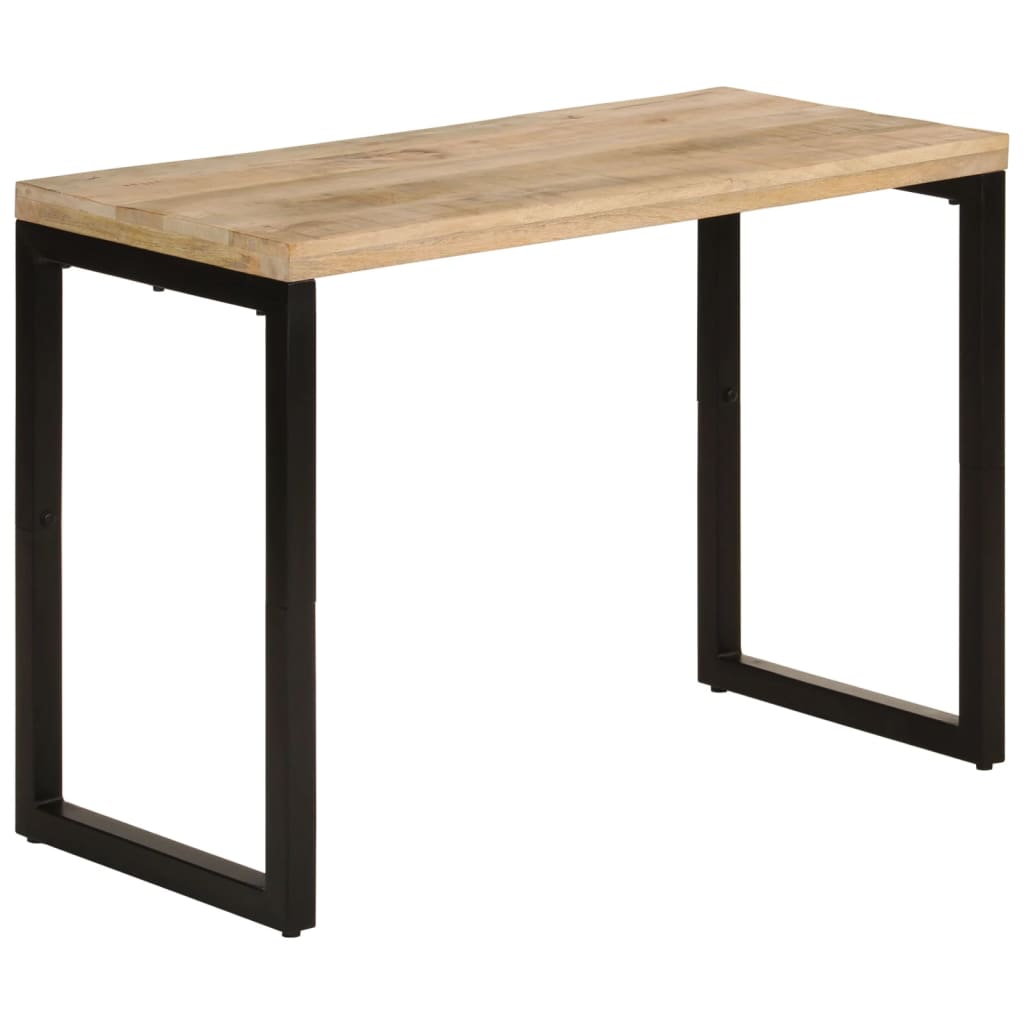 Vetonek Mesa de comedor madera maciza de mango 110x50x76 cm