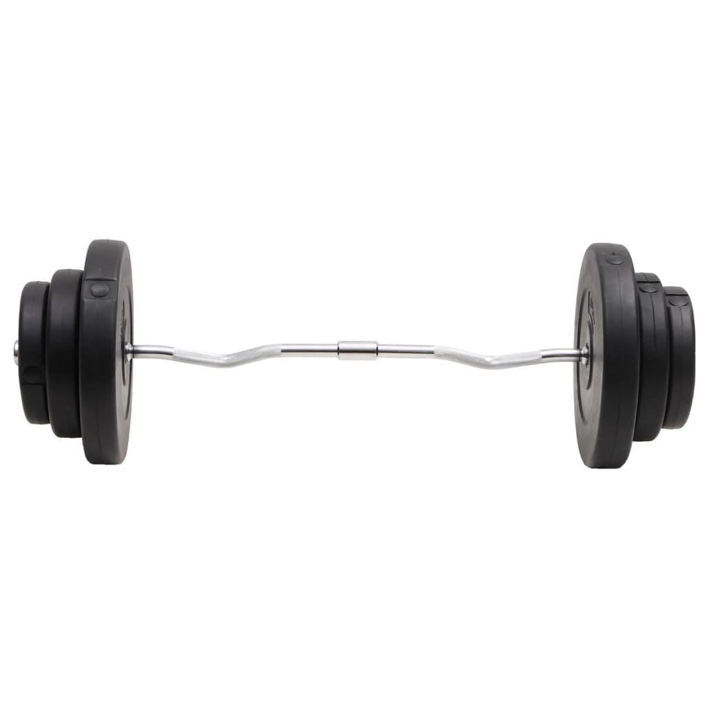 Mancuerna curl con discos 60 kg vidaXL