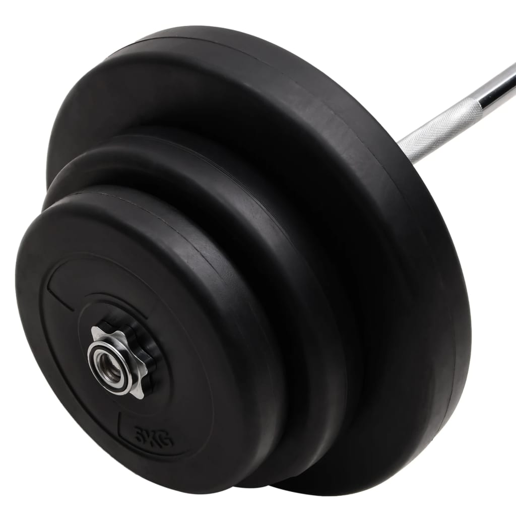 Mancuerna curl con discos 60 kg vidaXL