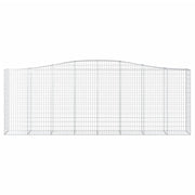 Cestas gaviones 9 uds forma de arco hierro 400x50x140/160 cm v5725 - Vetonek