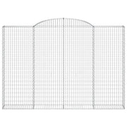 Cestas de gaviones 11 uds forma de arco hierro 300x30x200/220cm V2037 Vetonek