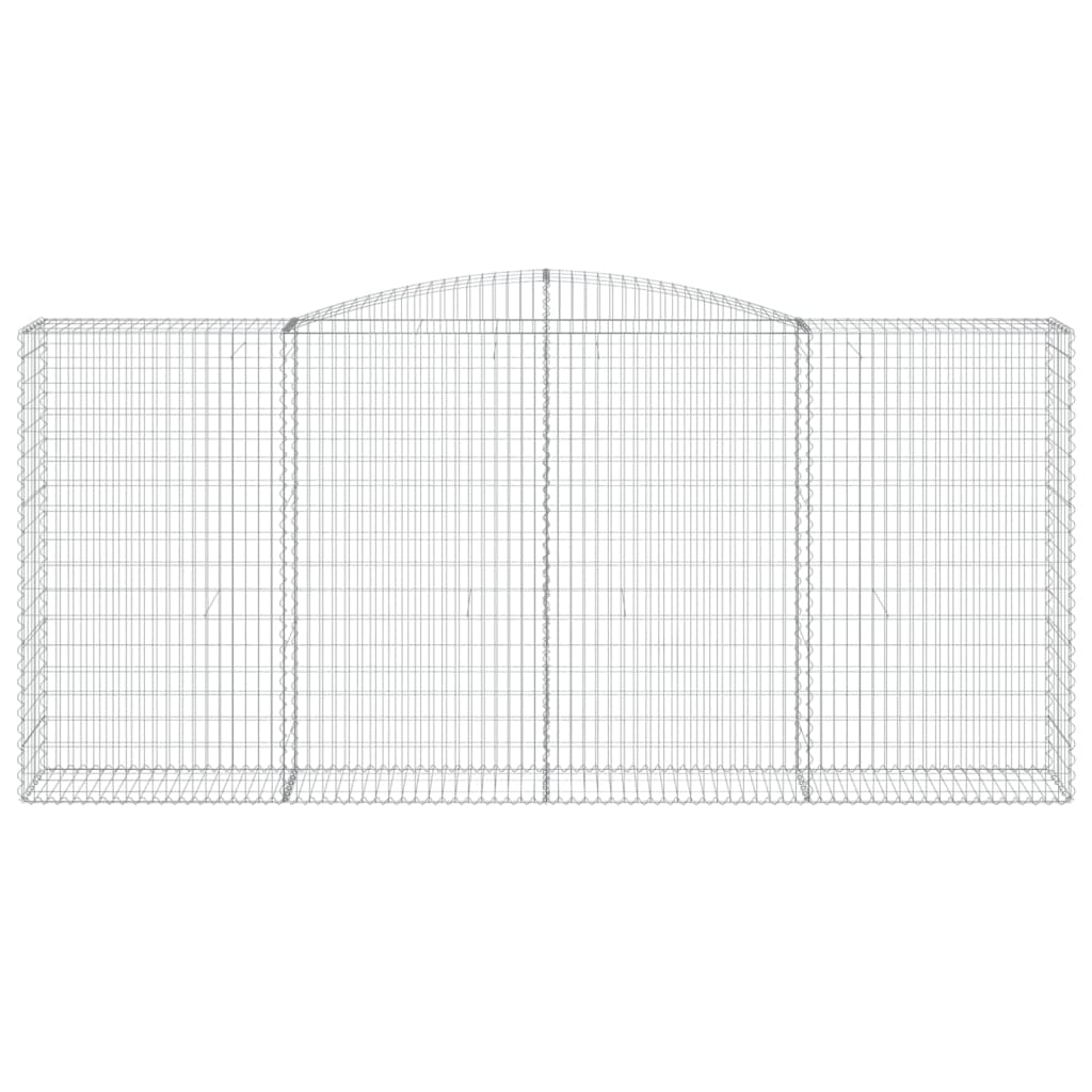 Cestas de gaviones 25 uds forma de arco hierro 400x50x180/200cm V6424 Vetonek