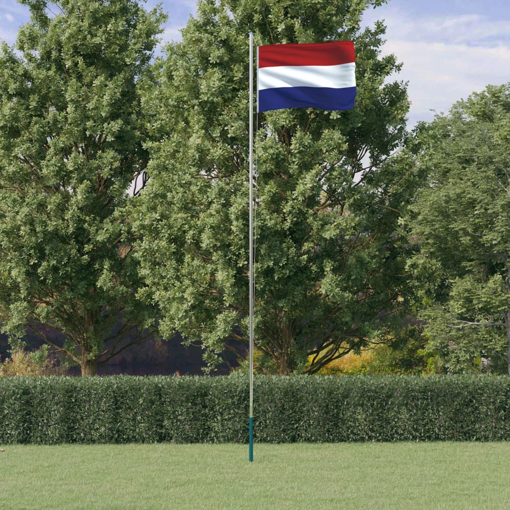 Vetonek Mástil y bandera de Países Bajos aluminio 6,23 m