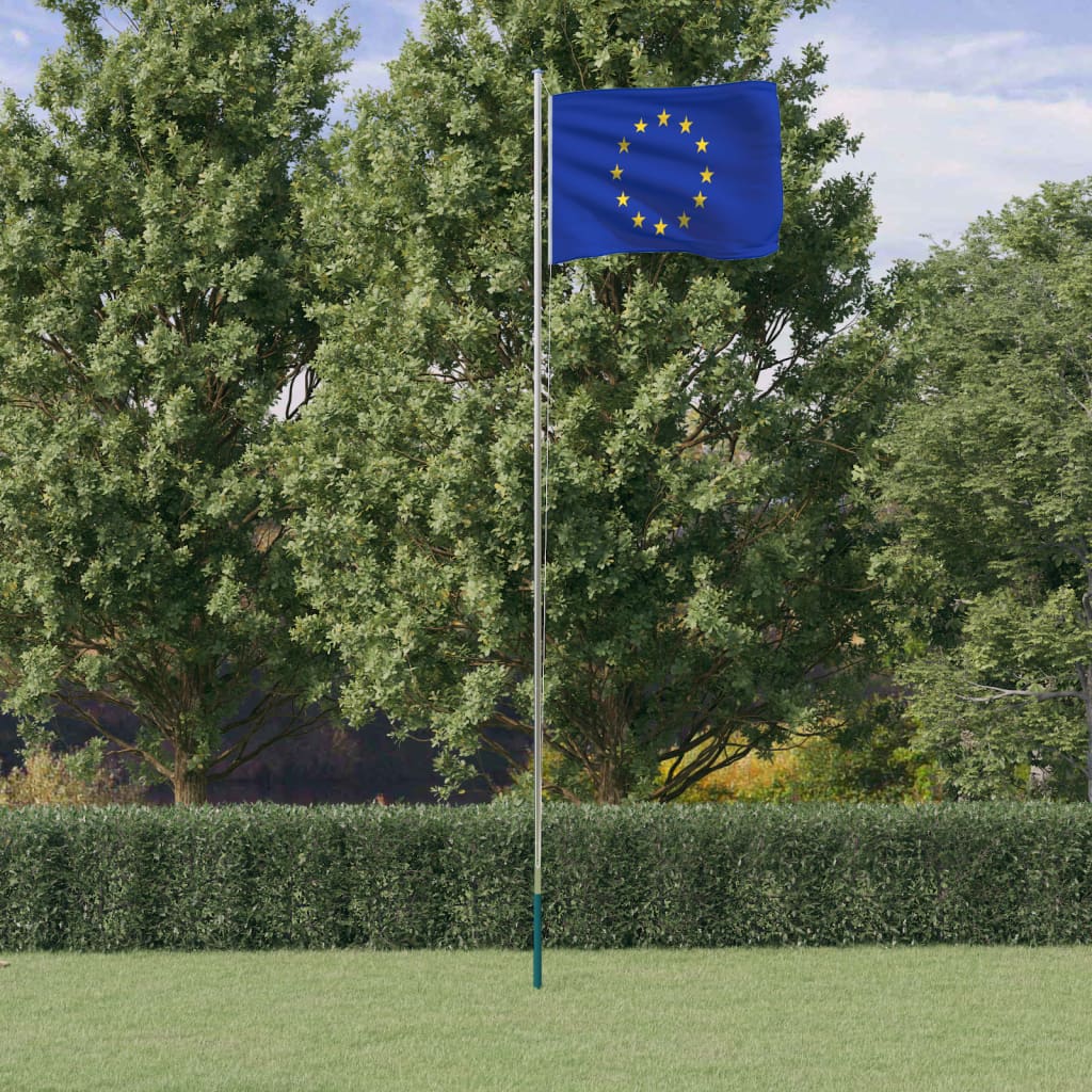 Vetonek Mástil y bandera de Europa aluminio 6,23 m