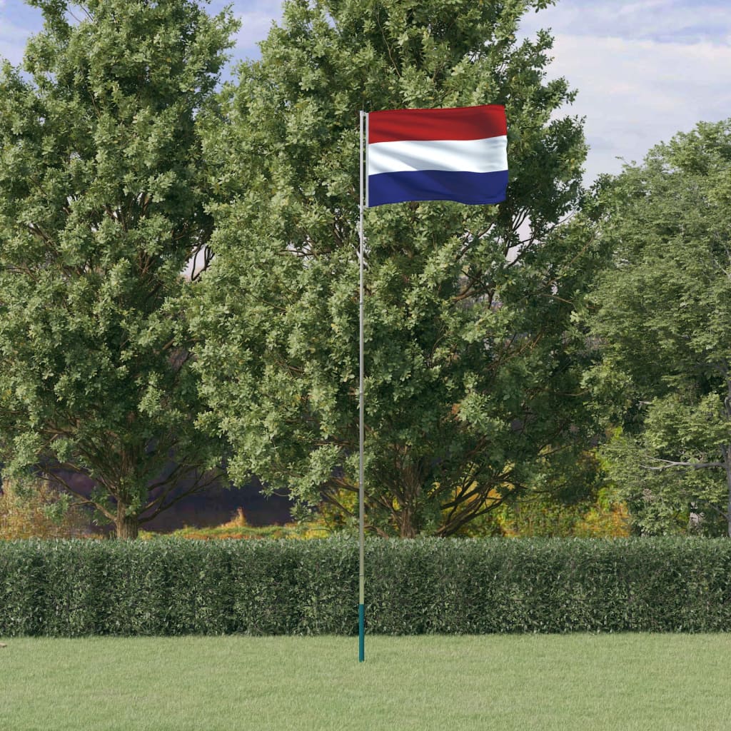 Vetonek Mástil y bandera de Países Bajos aluminio 5,55 m