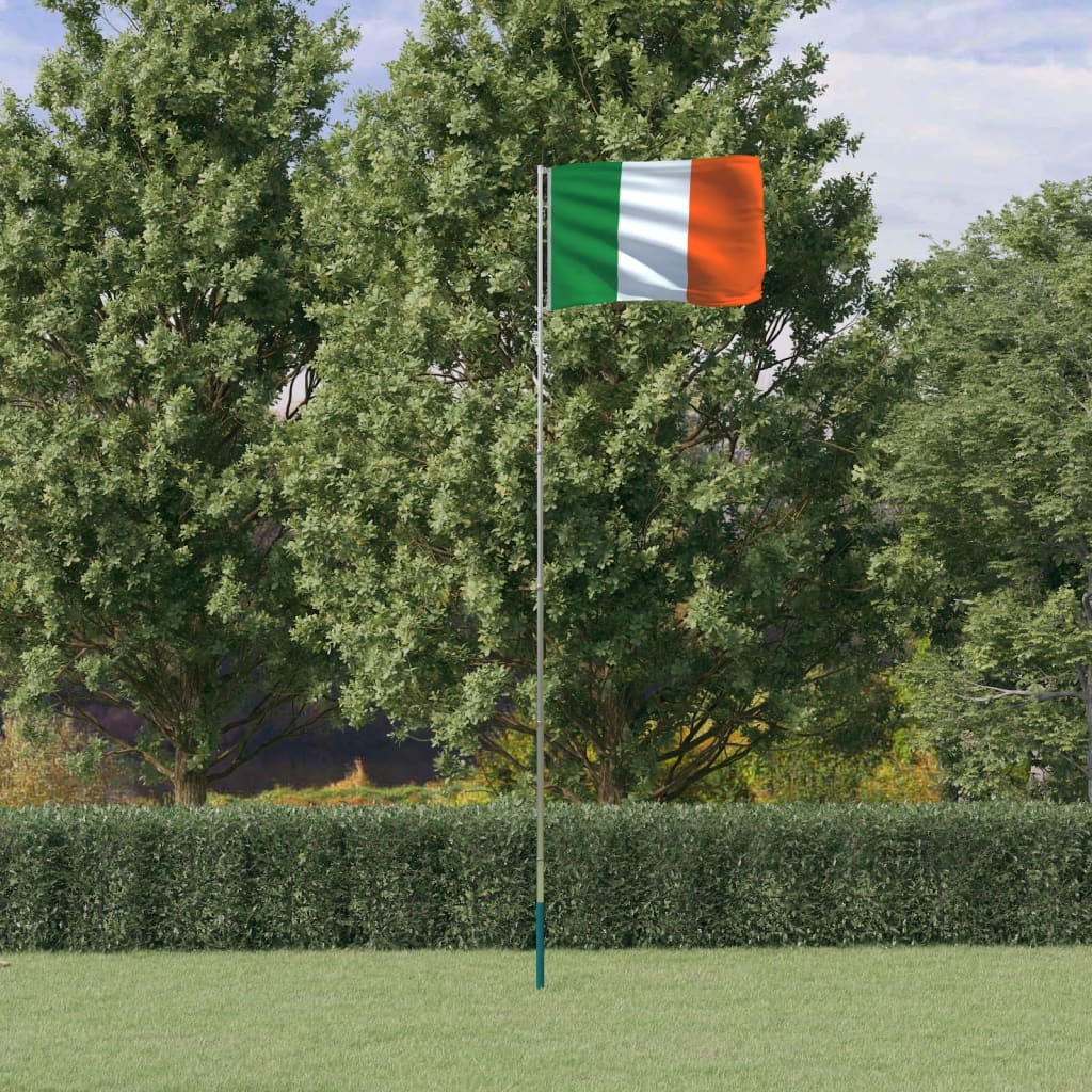 Vetonek Mástil y bandera de Irlanda aluminio 5,55 m