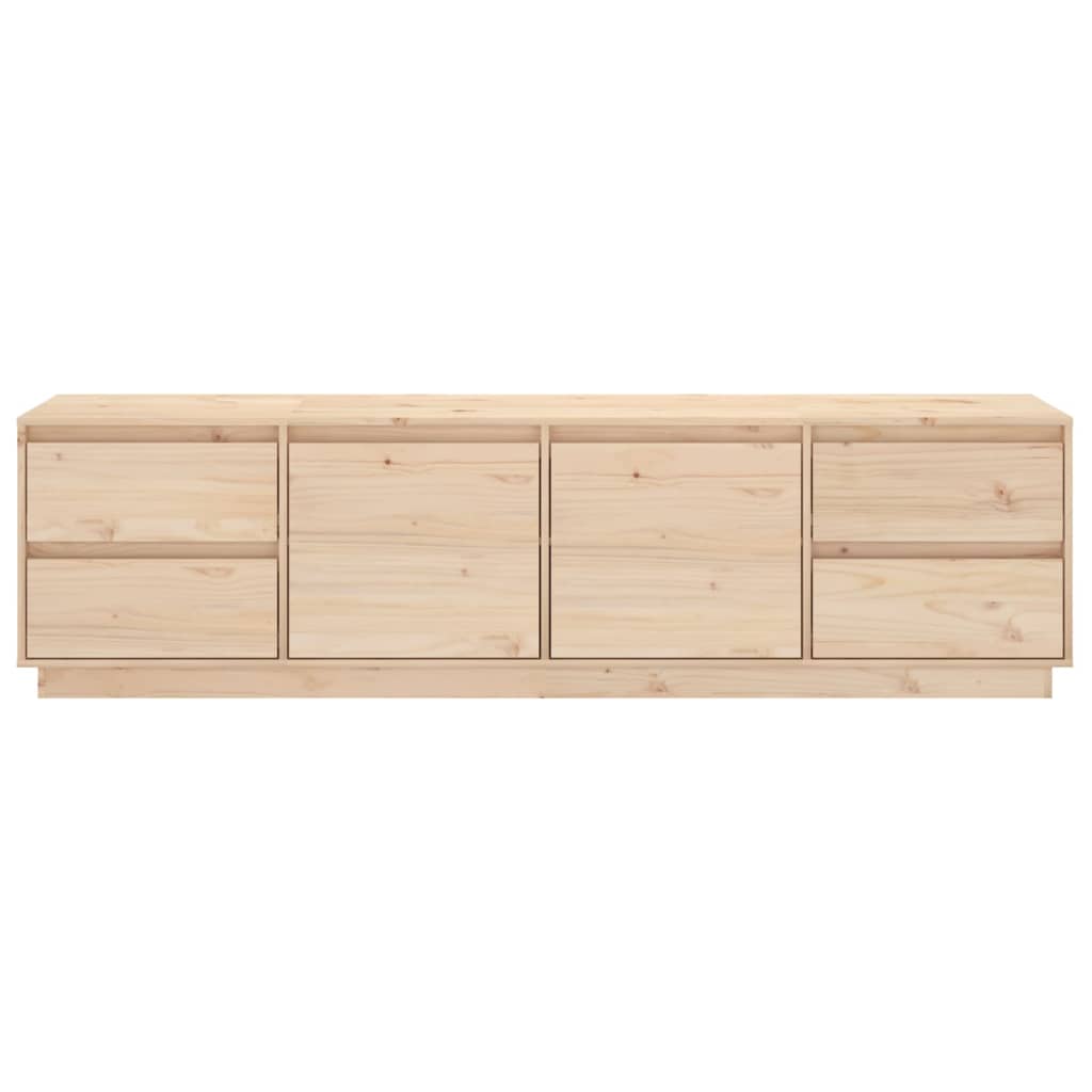 Mueble de TV de madera maciza de pino 176x37x47,5 cm vidaXL