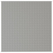 Manta con peso tela gris 200x200 cm 13 kg v0914 - Vetonek