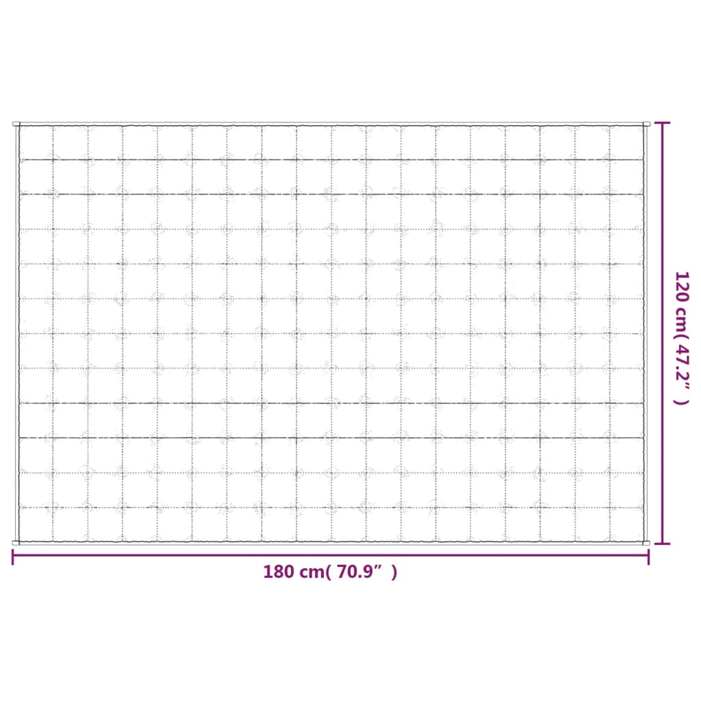 Manta Weight Claro krema 120x180 cm 5 kg