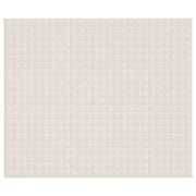 Manta con peso tela color crema claro 220x260 cm 15 kg v1331 - Vetonek