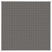 Manta con peso tela gris 200x200 cm 9 kg v1447 - Vetonek